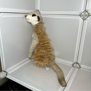 Hansa 2004 Meerkat Plush Stuffed Animal Toy 22” Legs poseable